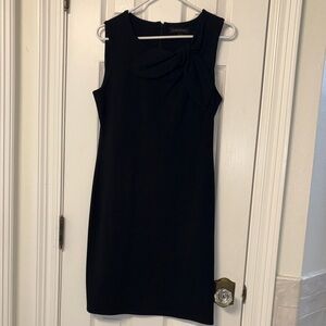Banana Republic Black Bow Detail Mini Dress